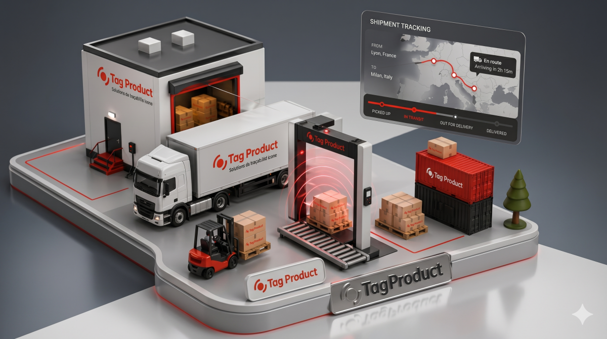 RFID logistique et transport : comment TagProduct aide les entreprises françaises à sécuriser leurs flux de marchandises